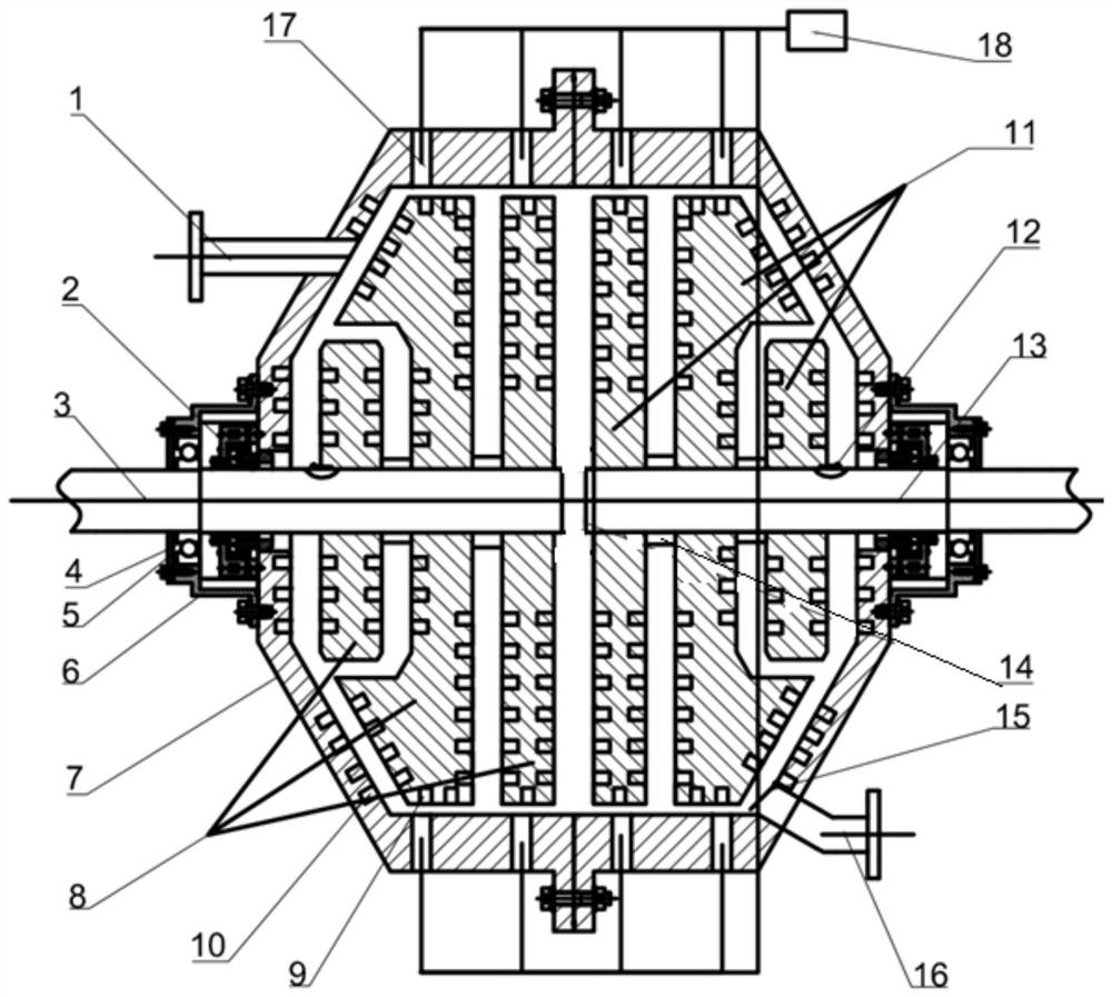 Cavitation device for strengthening refining production of cellulose pulp