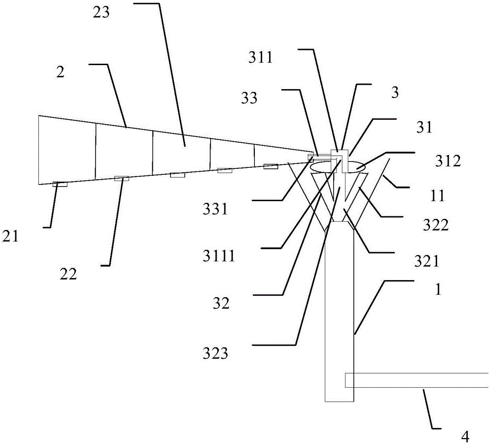 Detachable water sprinkling device