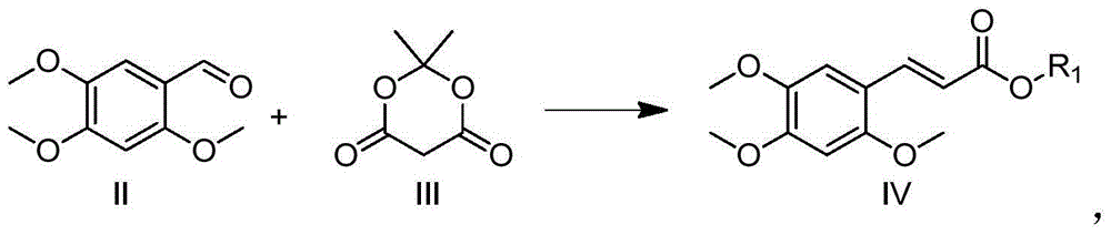 (E)-3-(2,4,5-trimethoxy-phenyl)-prop-2-en-1-ol , and preparation method and application thereof