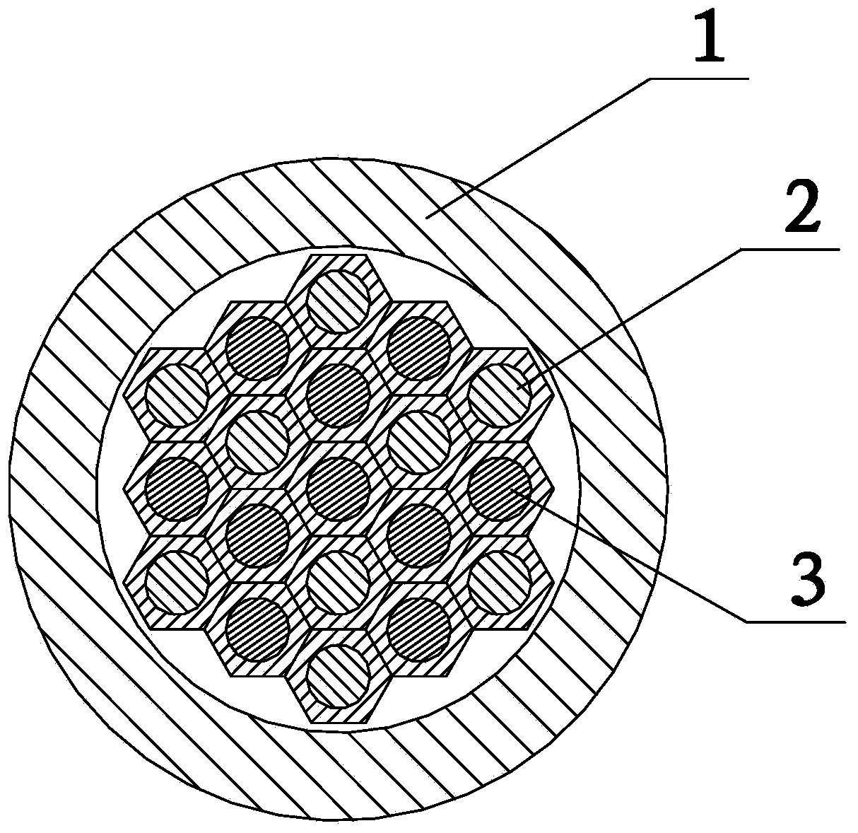 Preparation method of rectangular multicore composite superconductive strip