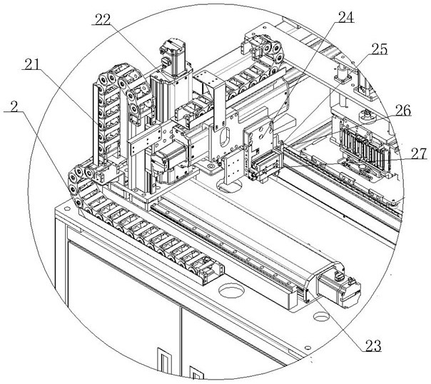 New energy battery production line tab bending and rolling device