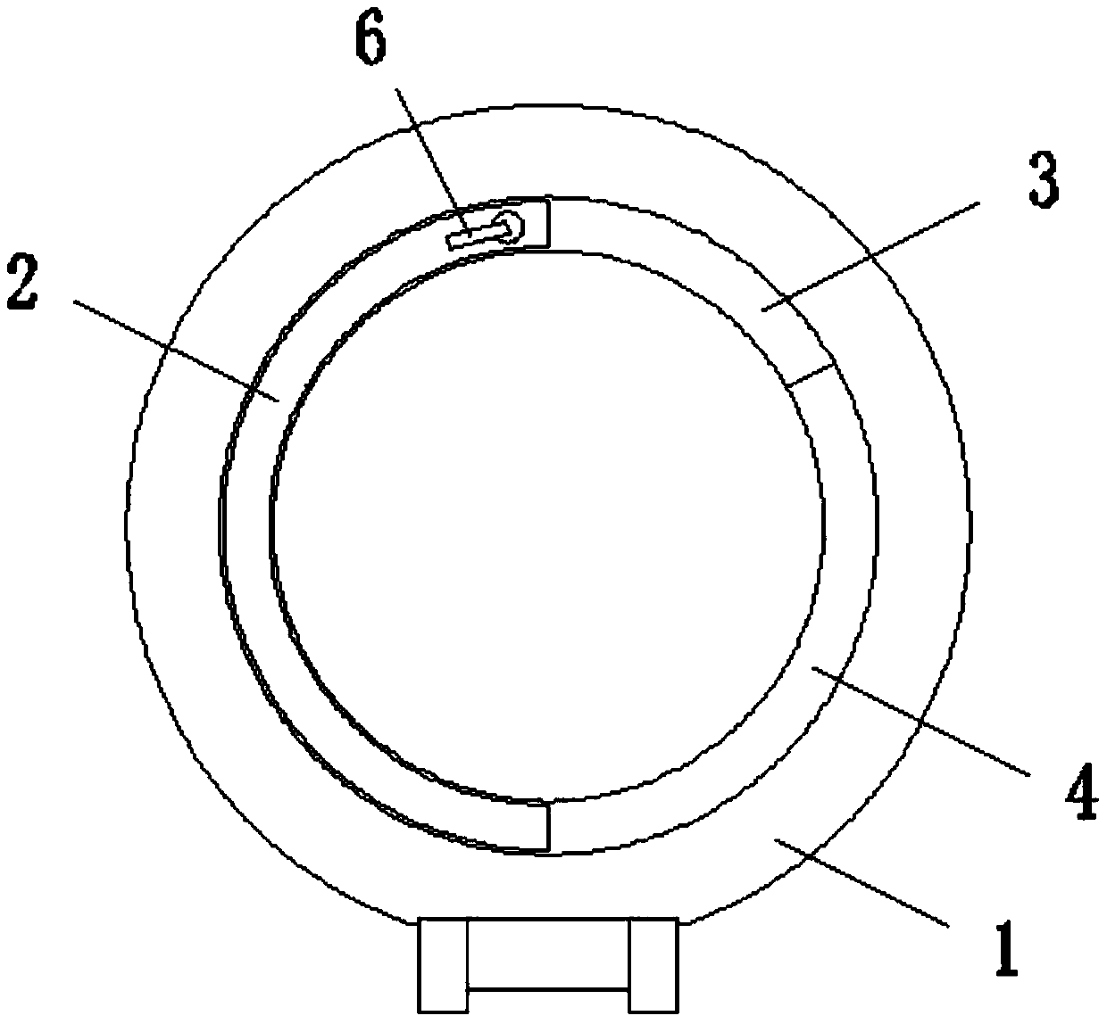 Heat-dissipating rotation-stopping pot lid