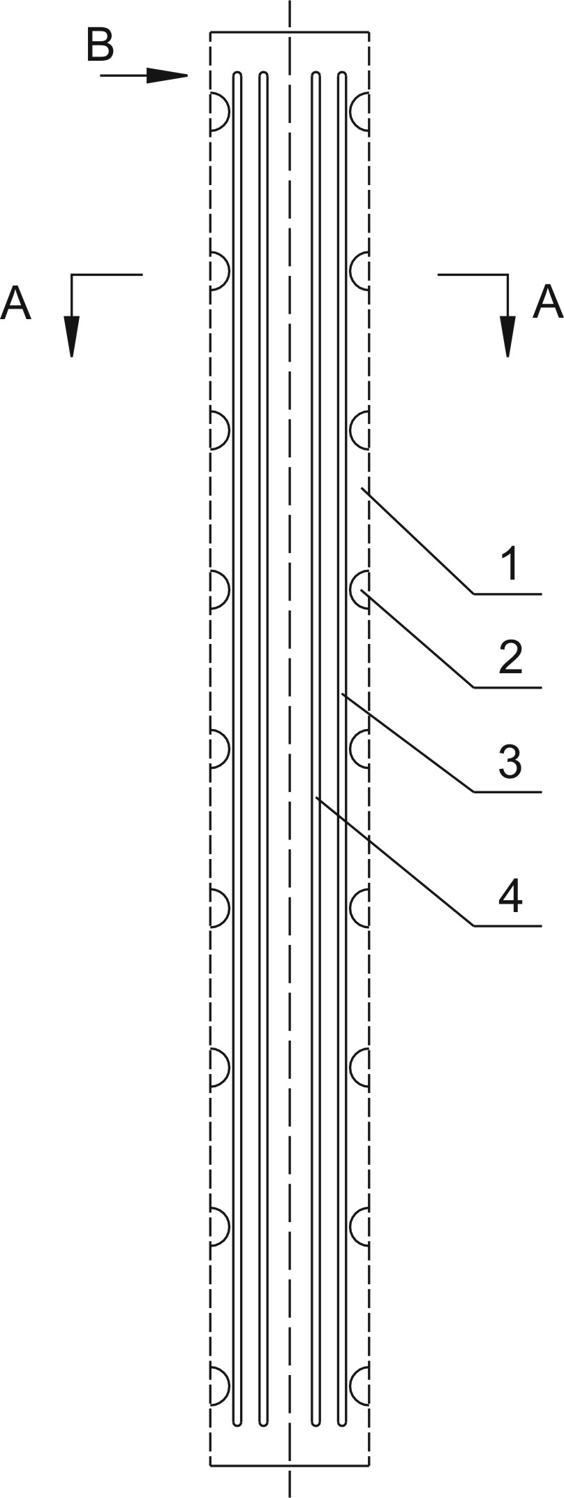 Wide-surface copper plate of crystallizer for high-efficiency slab caster