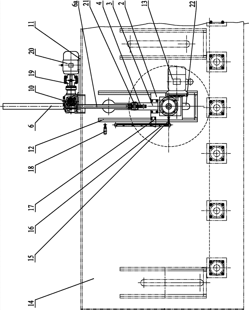 Electric lifting roll brush device