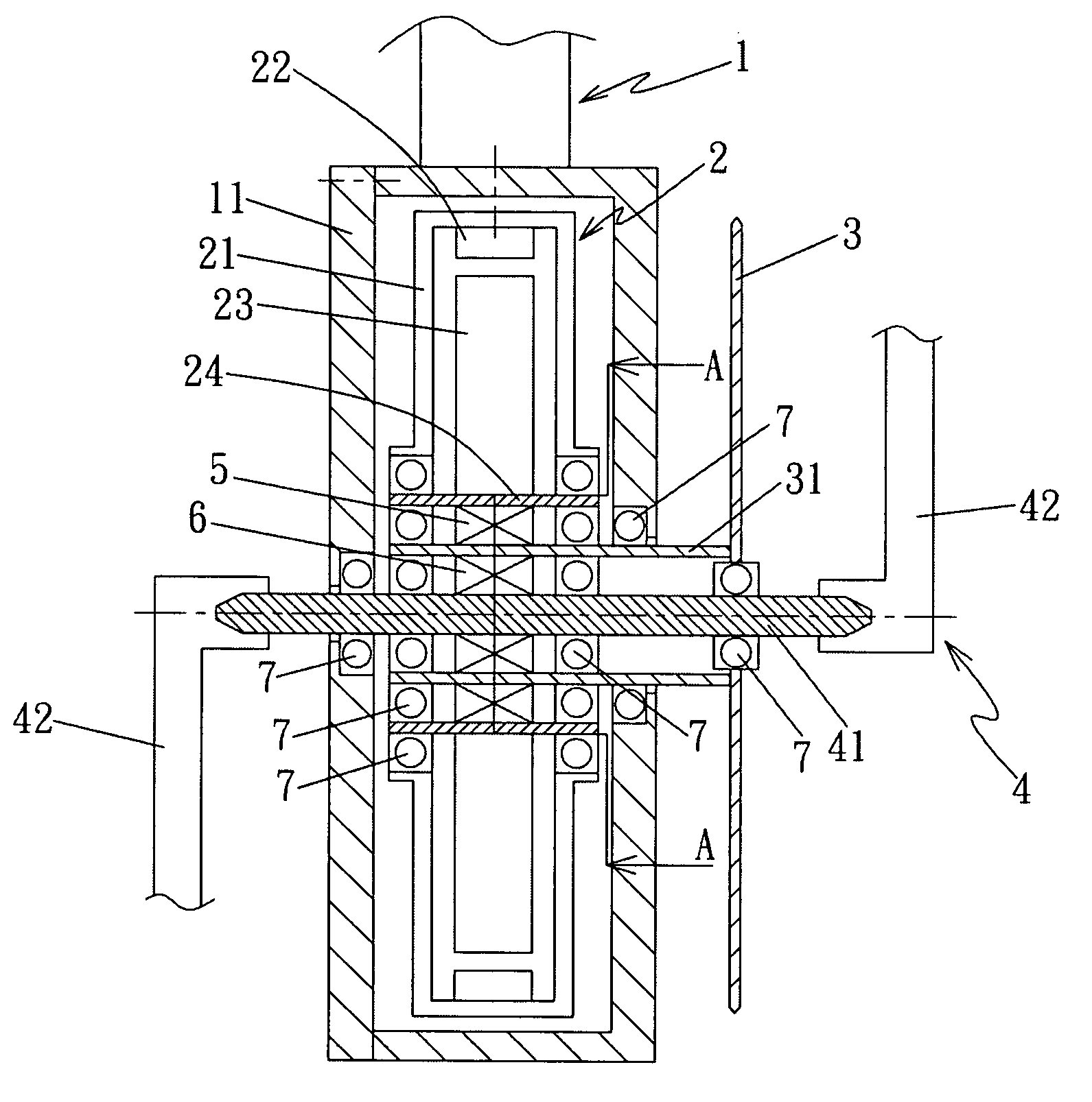 Driving mechanism for the motorized bicycle