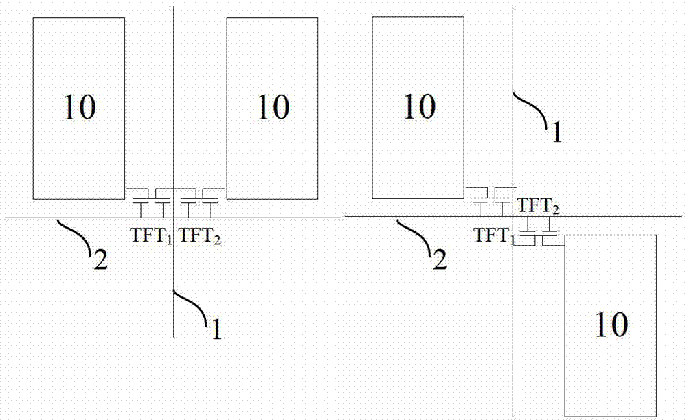 Array substrate, display device and drive method thereof