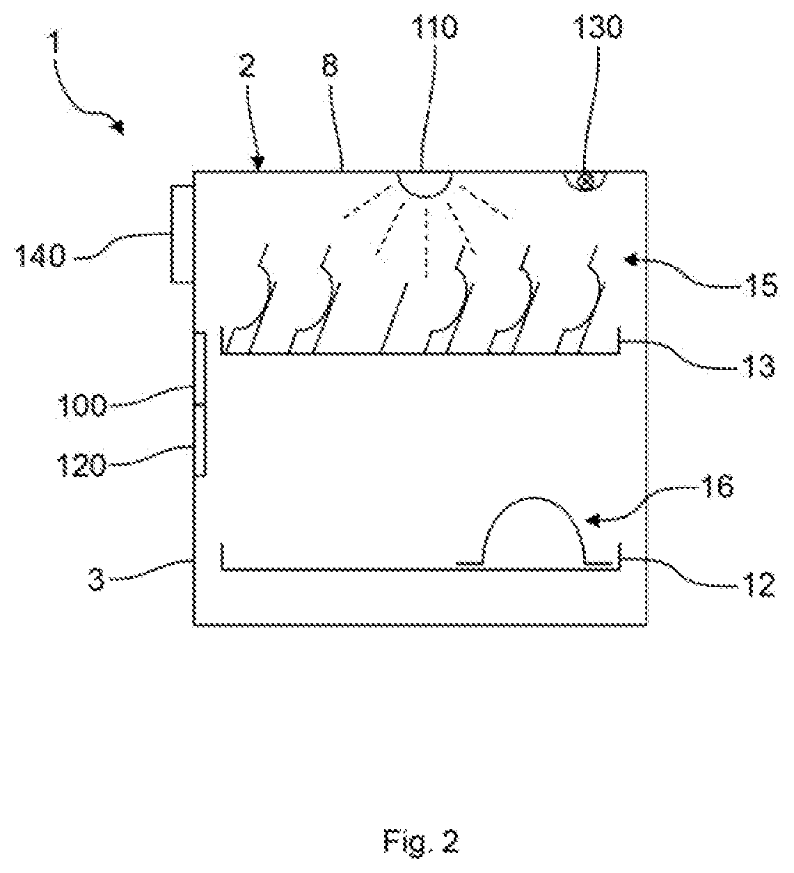 Household dishwasher machine and method for operating a household dishwasher machine