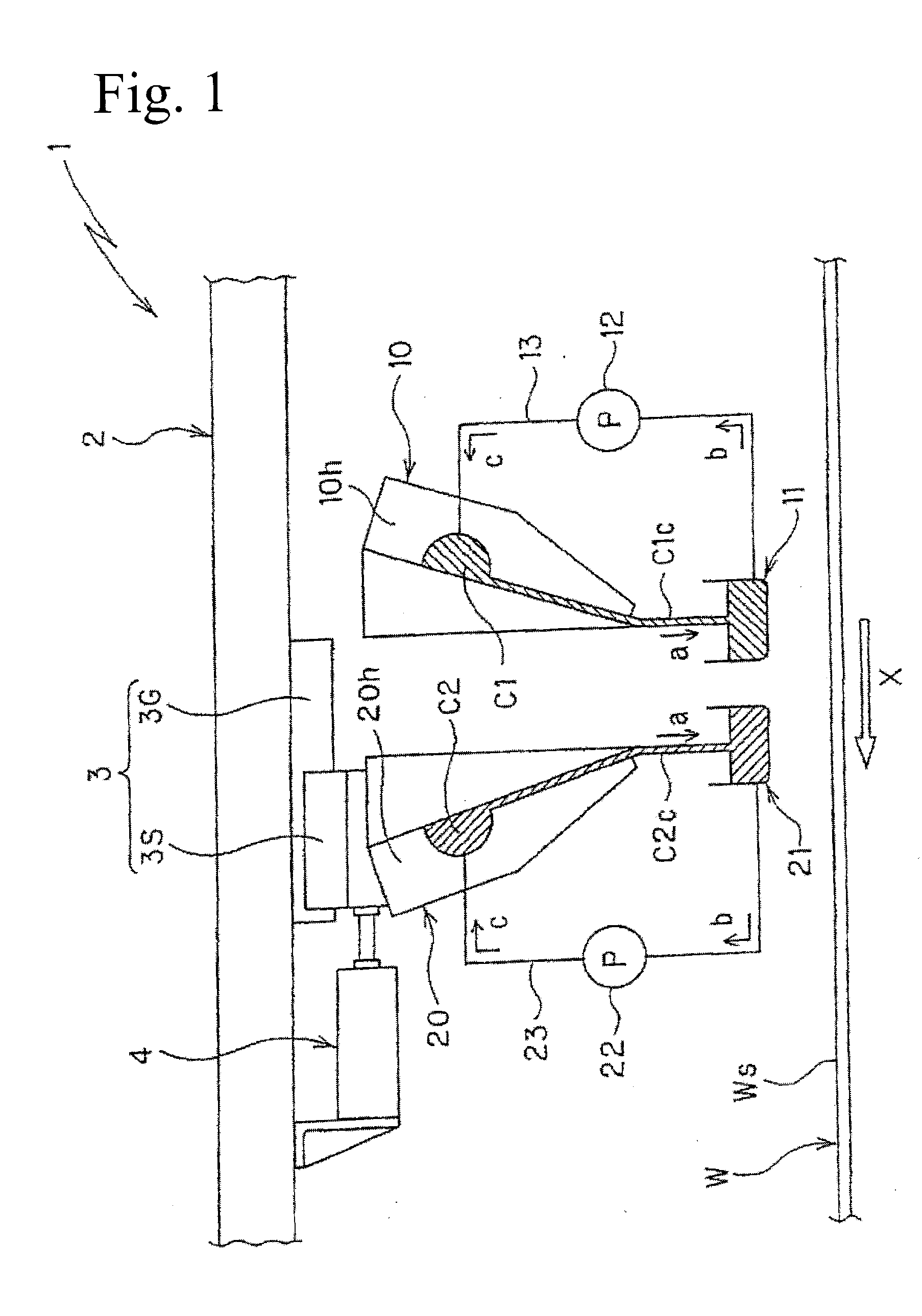 Two-layer curtain coater system