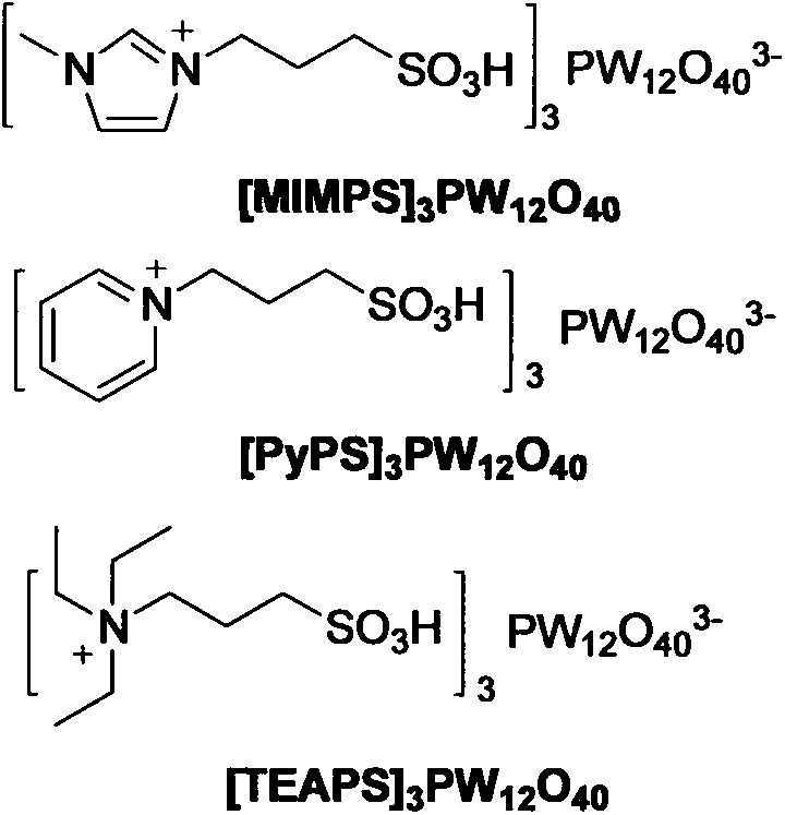 Catalysis of styrene oxide alcoholysis ring-opening reaction by phosphotungstic acid ionic liquid