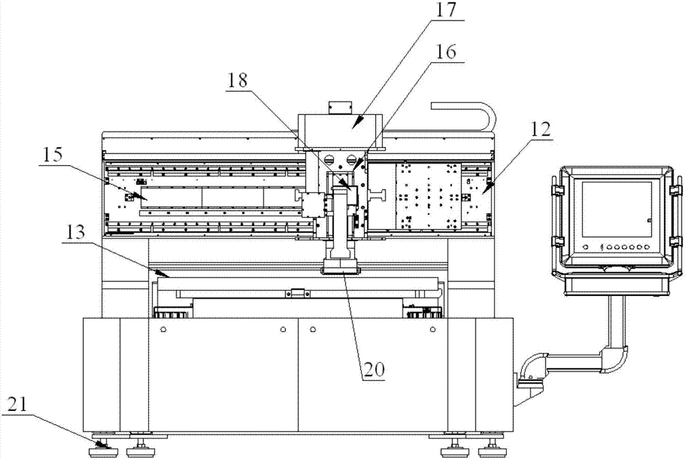 Large-format plate laser etching machine