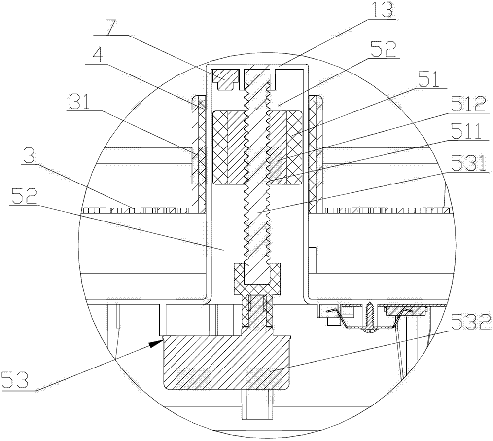 Lift bean sprouting machine and control method thereof