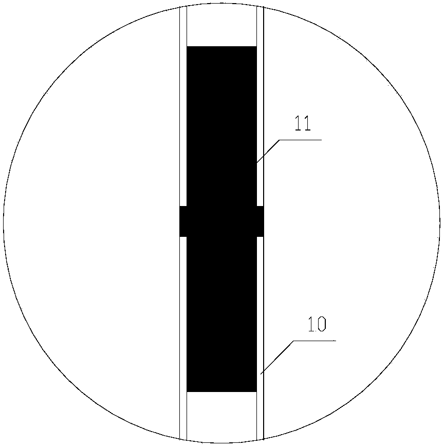 Coarse-grained soil polymer slip casting triaxial test sample kit and using method thereof