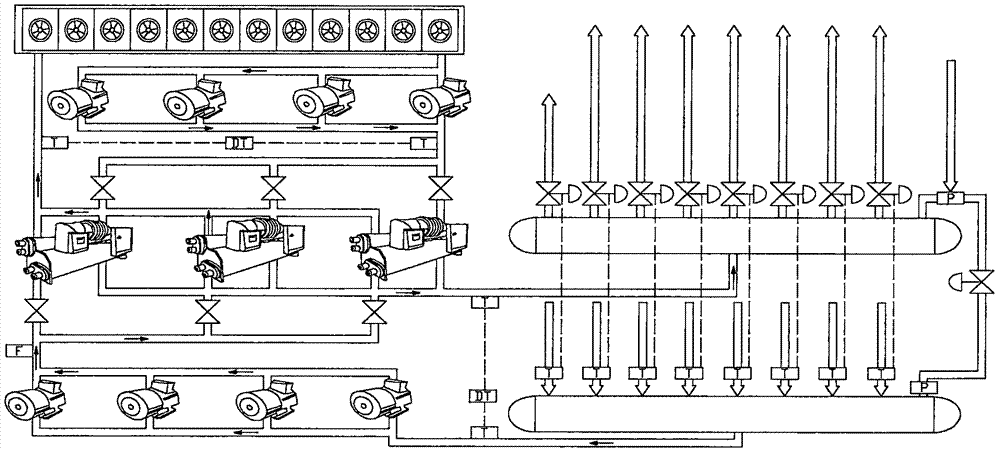 Intelligent electricity-saving control method for cooling towers in central air-conditioner monitoring system