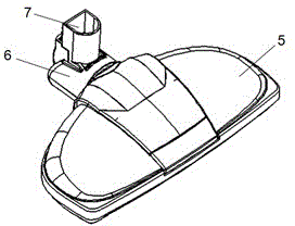 Anti-winding structure of dust collector rolling brush