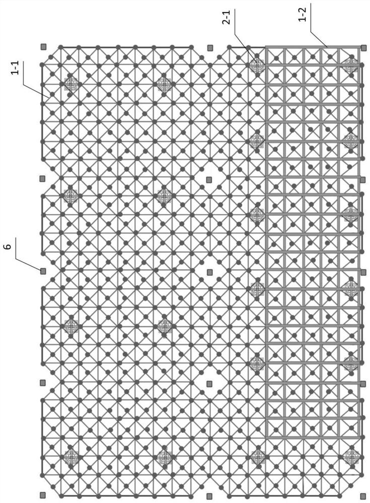 Large-span combined super-heavy eccentric slope angle steel structure overall synchronous jacking equipment