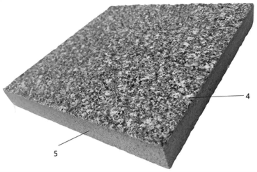 UHPC stone-like building material structure