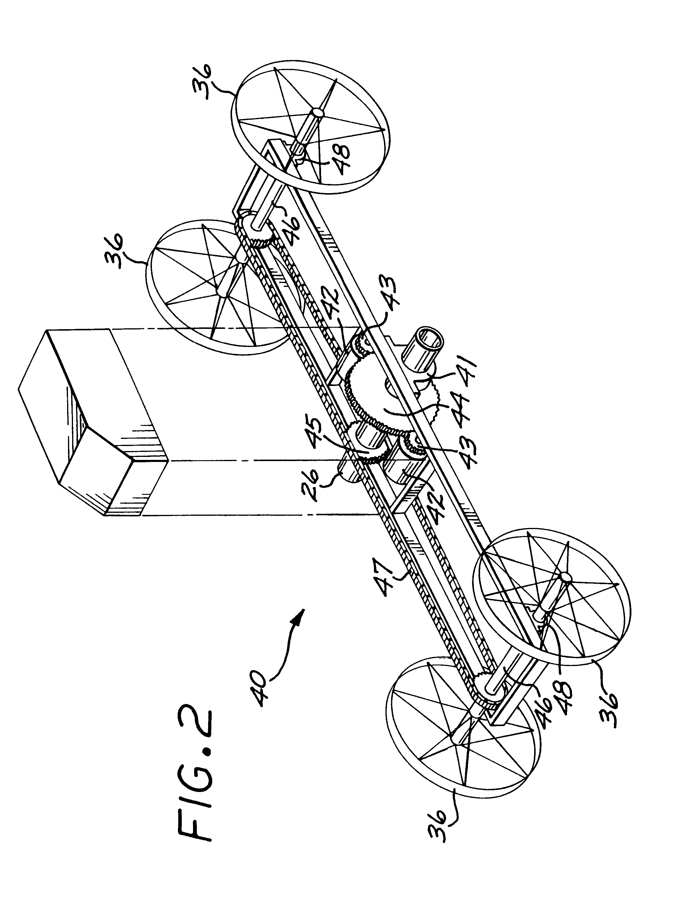 Agricultural irrigation line having DC motor drive system