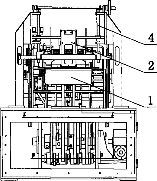 Wrapping device for domestic paper packaging machine