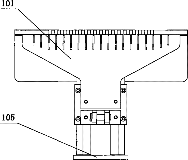 Wrapping device for domestic paper packaging machine