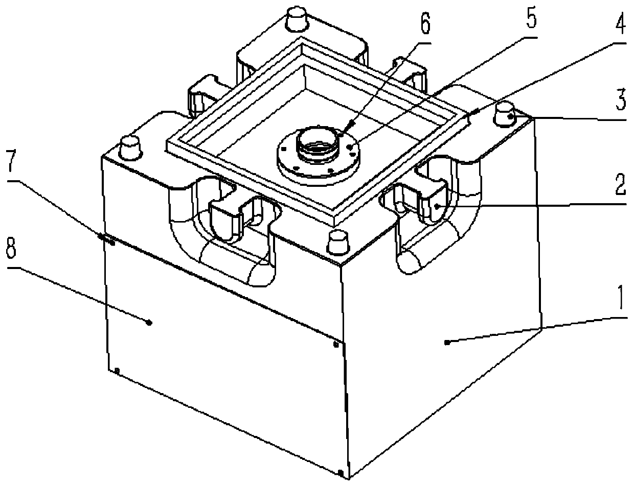 Casting site flue gas recovery method and multifunctional casting weight capable of achieving dust collection and recovery