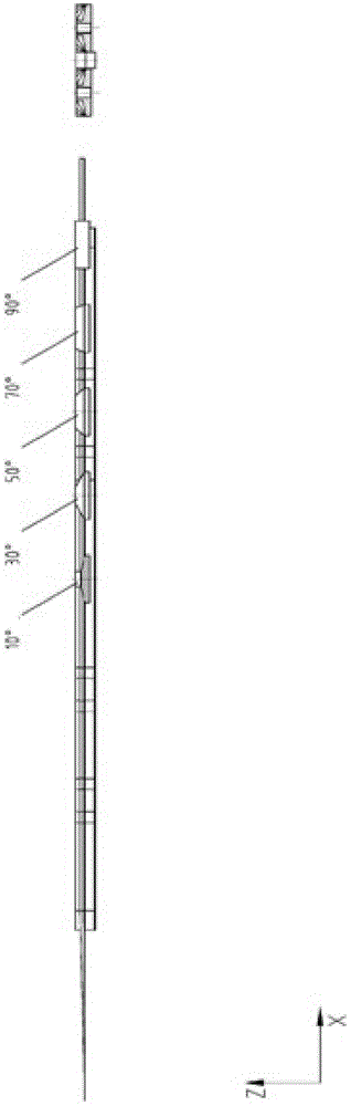 Fixed mold movable roller variable cross-section roller bending forming machine and shaping device and method using same