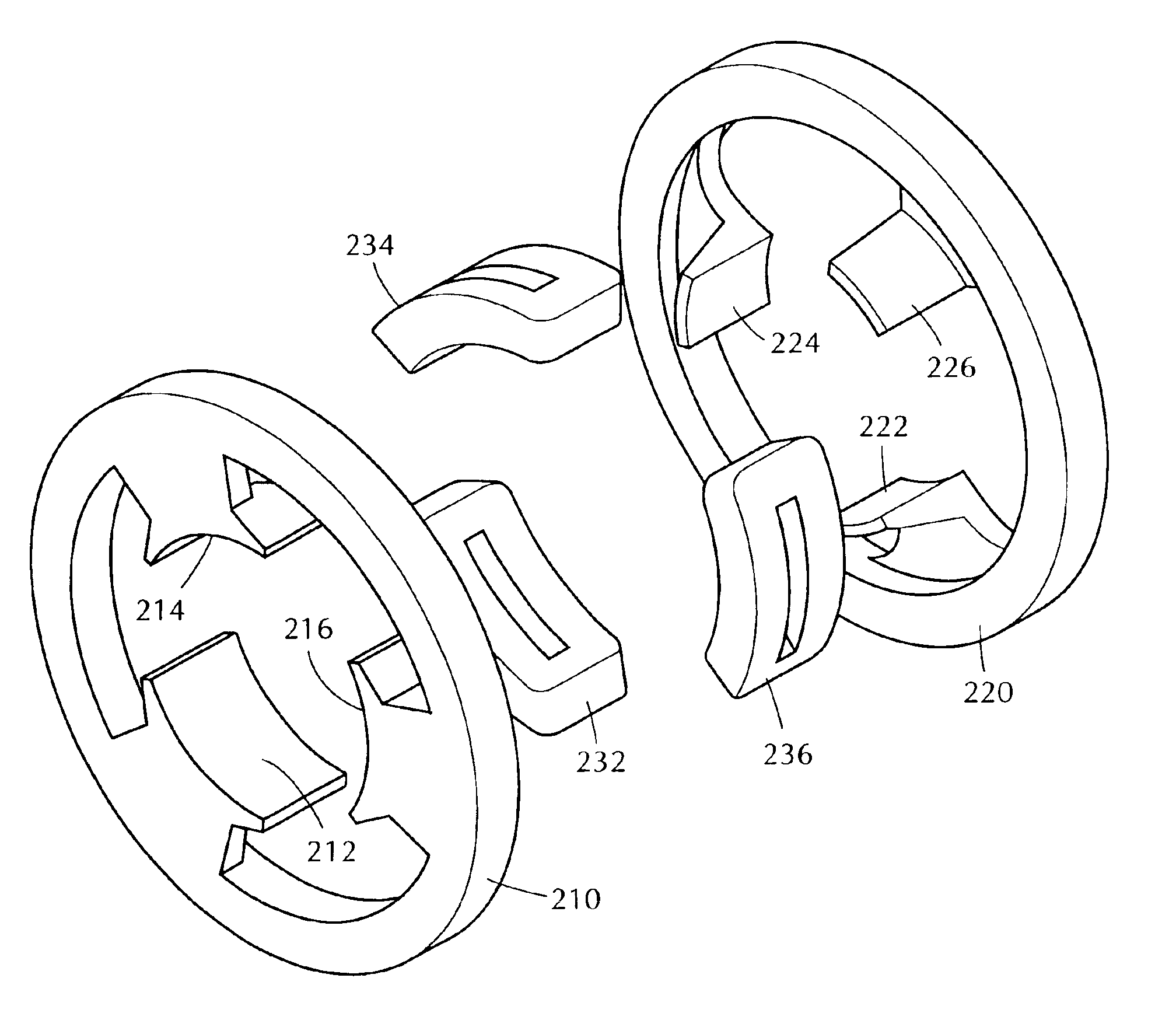 Polyphase claw pole structures for an electrical machine