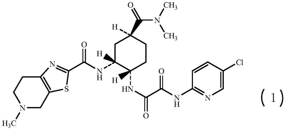 Synthesis method of edoxaban