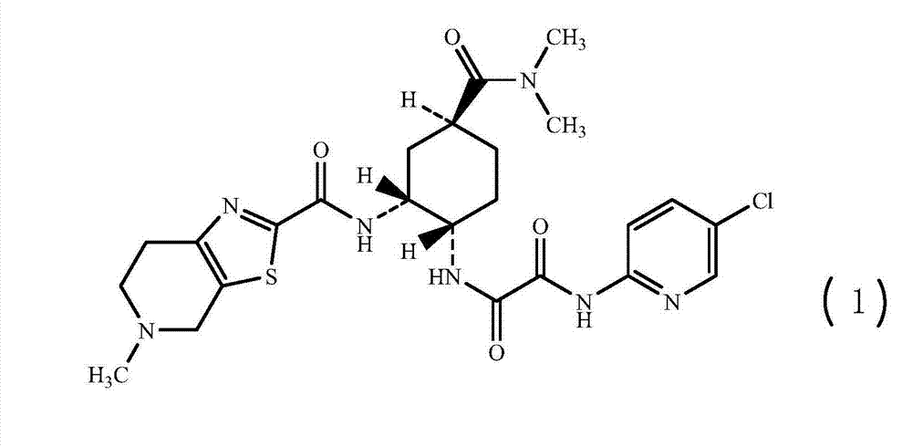 Synthesis method of edoxaban