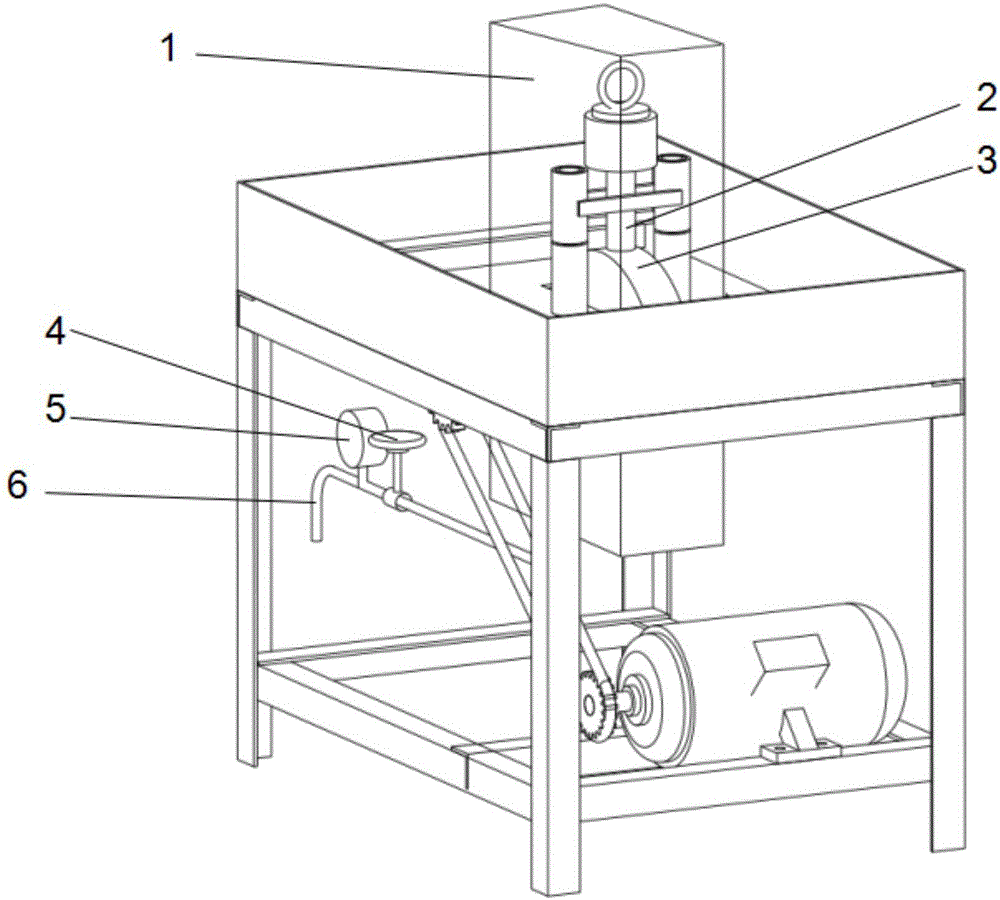 Method for detecting wearing property of vulcanized rubber under damp and hot conditions