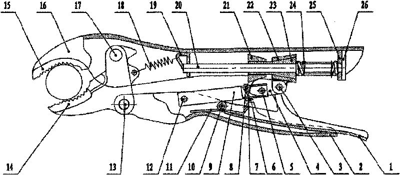 Automatic adjusting locking pliers