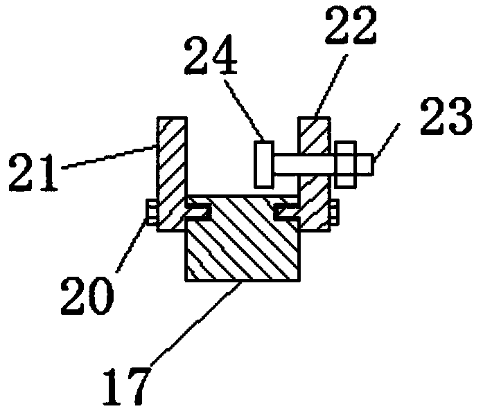 Steel plate grinding device