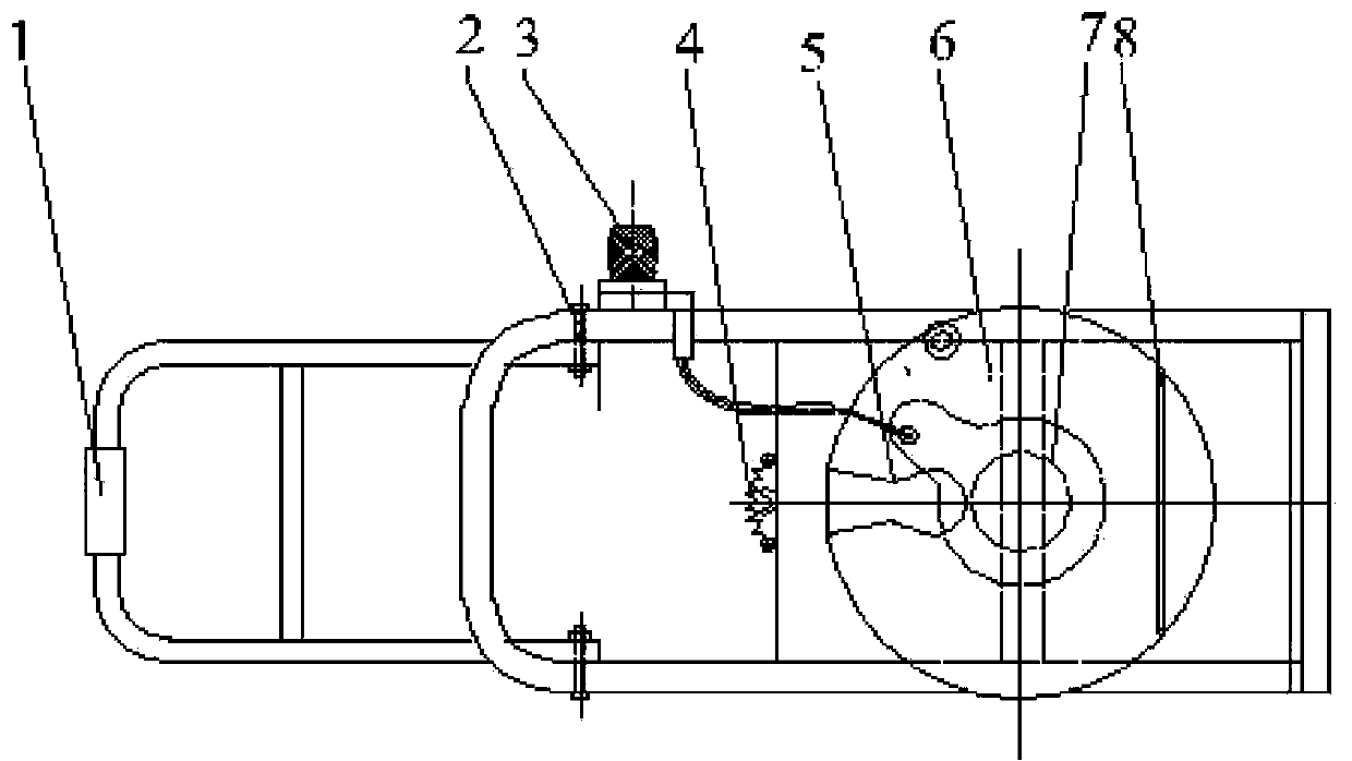 Special vehicle for ground wire