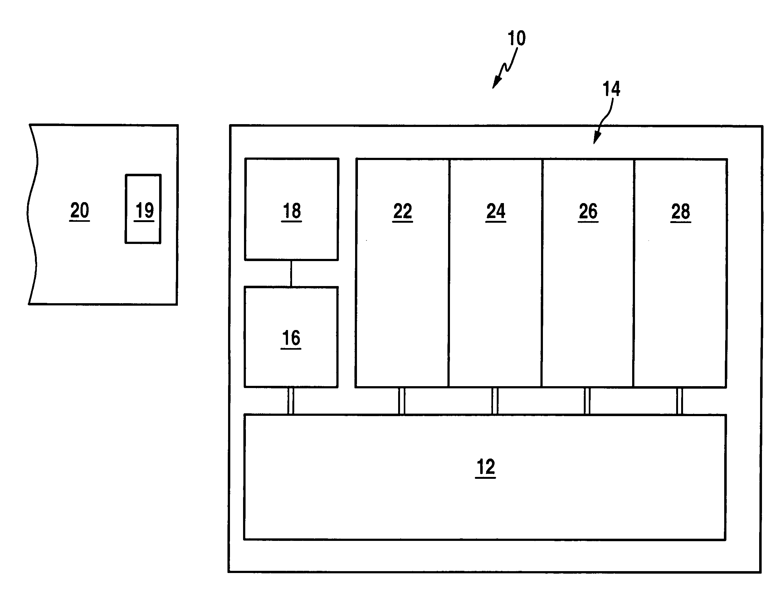 Cable receiving unit