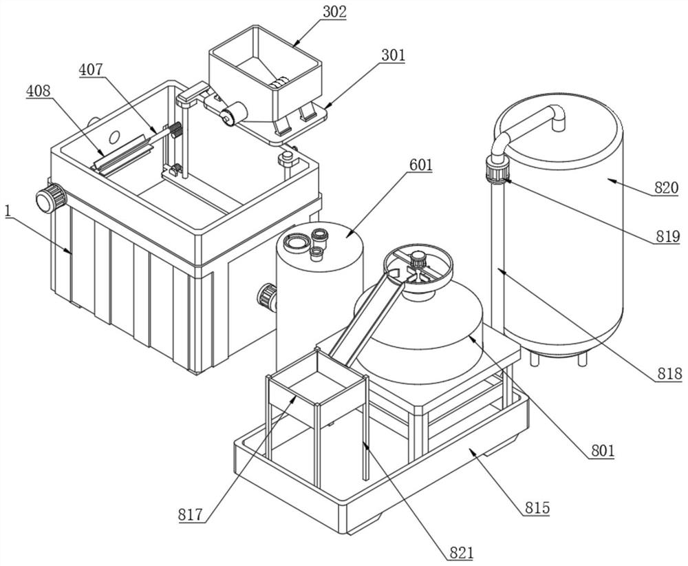 Water separation method for medicinal material seeds