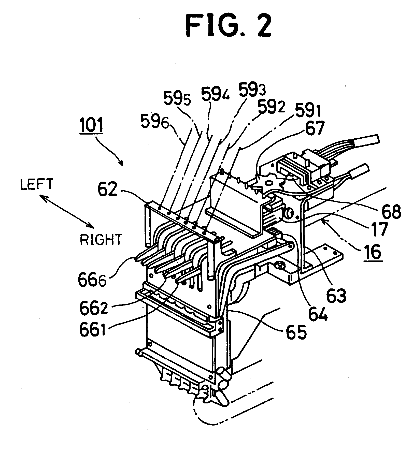 Embroidering machine