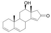 A kind of polyene androsterone compound and its application