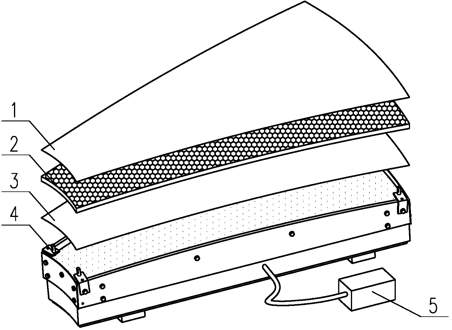 Manufacture method of high-precision carbon fiber composite antenna panel