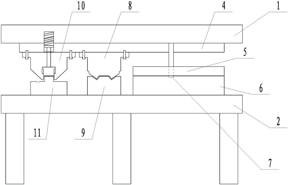 Goods shelf square tube insert progressive die