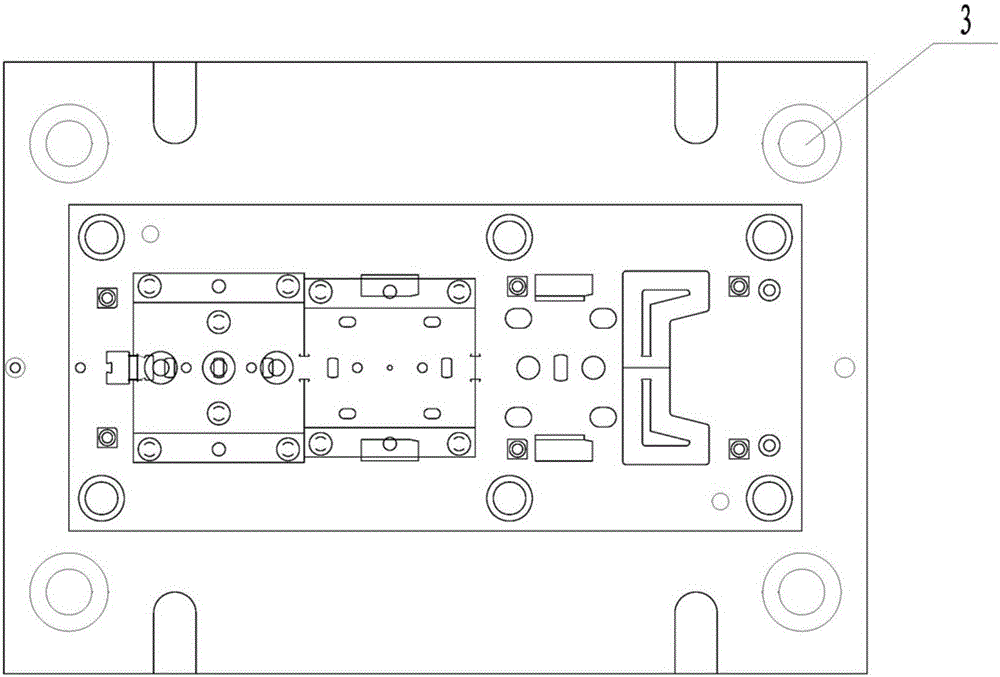 Goods shelf square tube insert progressive die