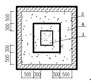 Connecting structure of red mud storage yard anti-seepage film and concrete column and construction method