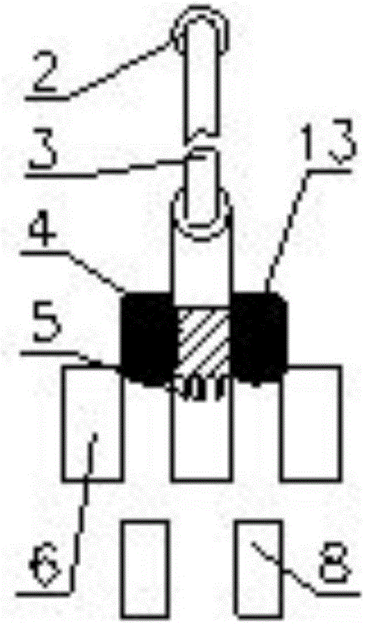 Comb-tooth-type charging device for electric vehicle