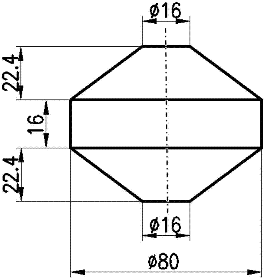 CH4169 alloy forging piece grain size analysis and predication method