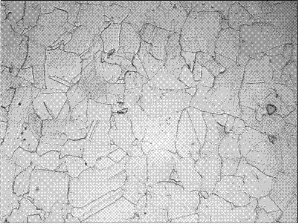 CH4169 alloy forging piece grain size analysis and predication method