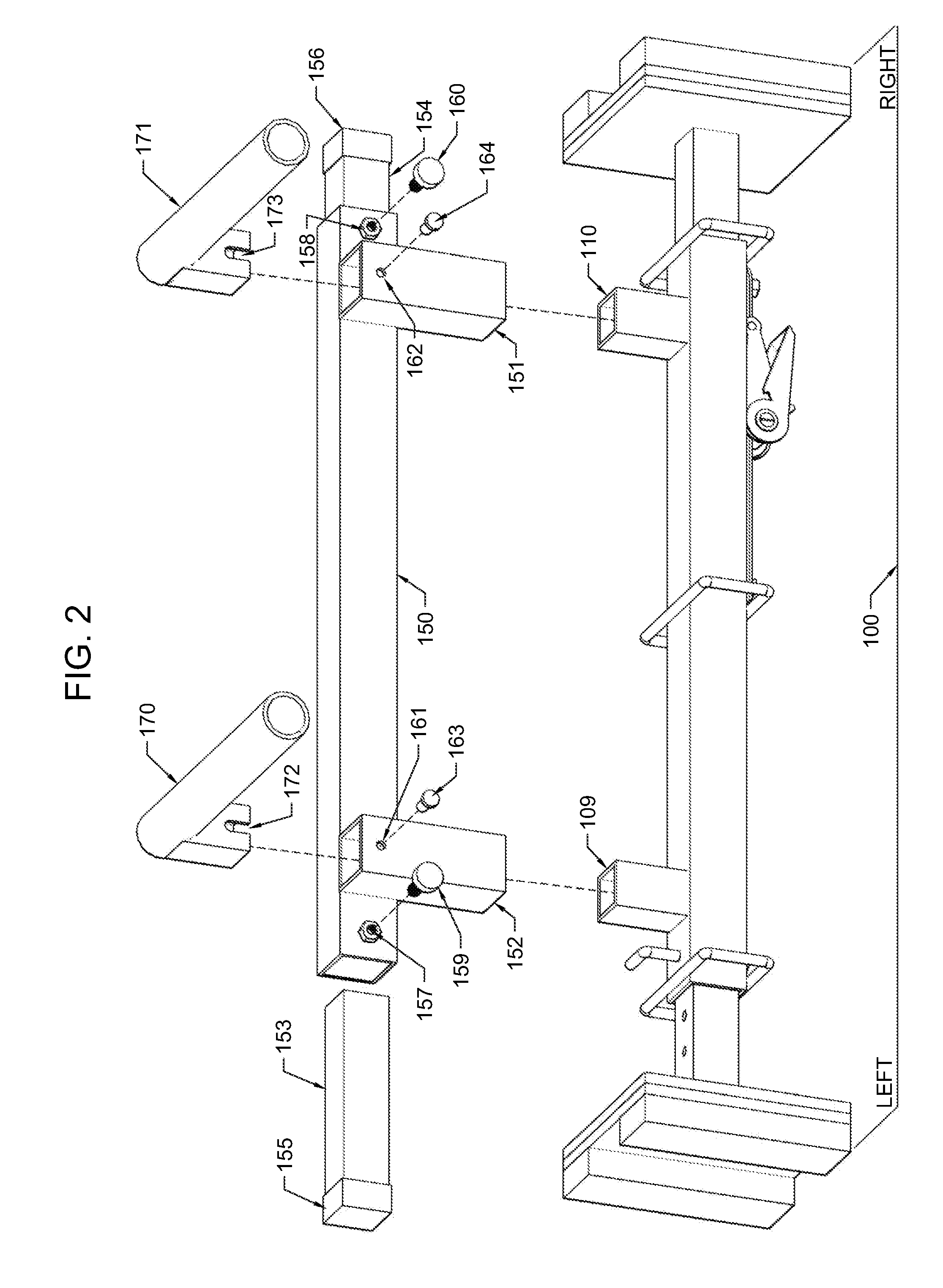 Telescoping Door Mount Exercise Bar