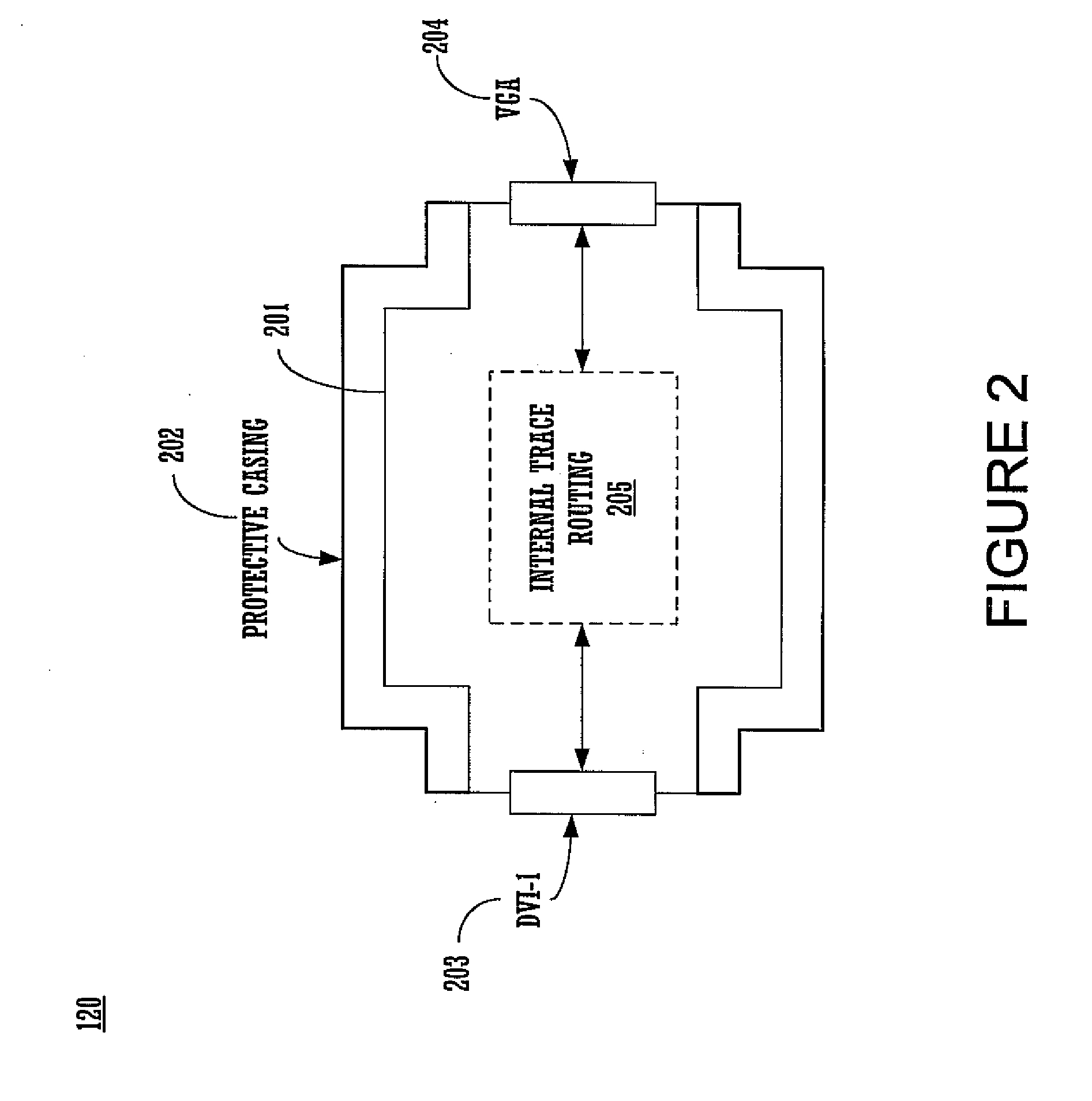 Controlled impedance display adapter