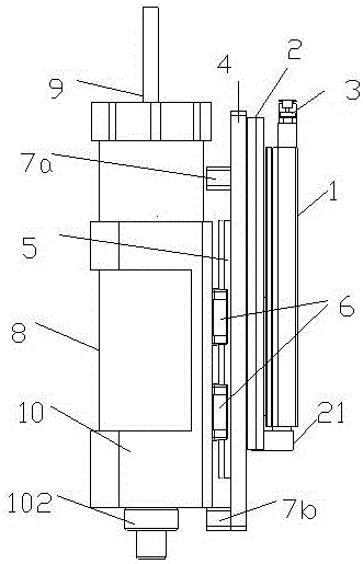 Self-adaptive brush coating device