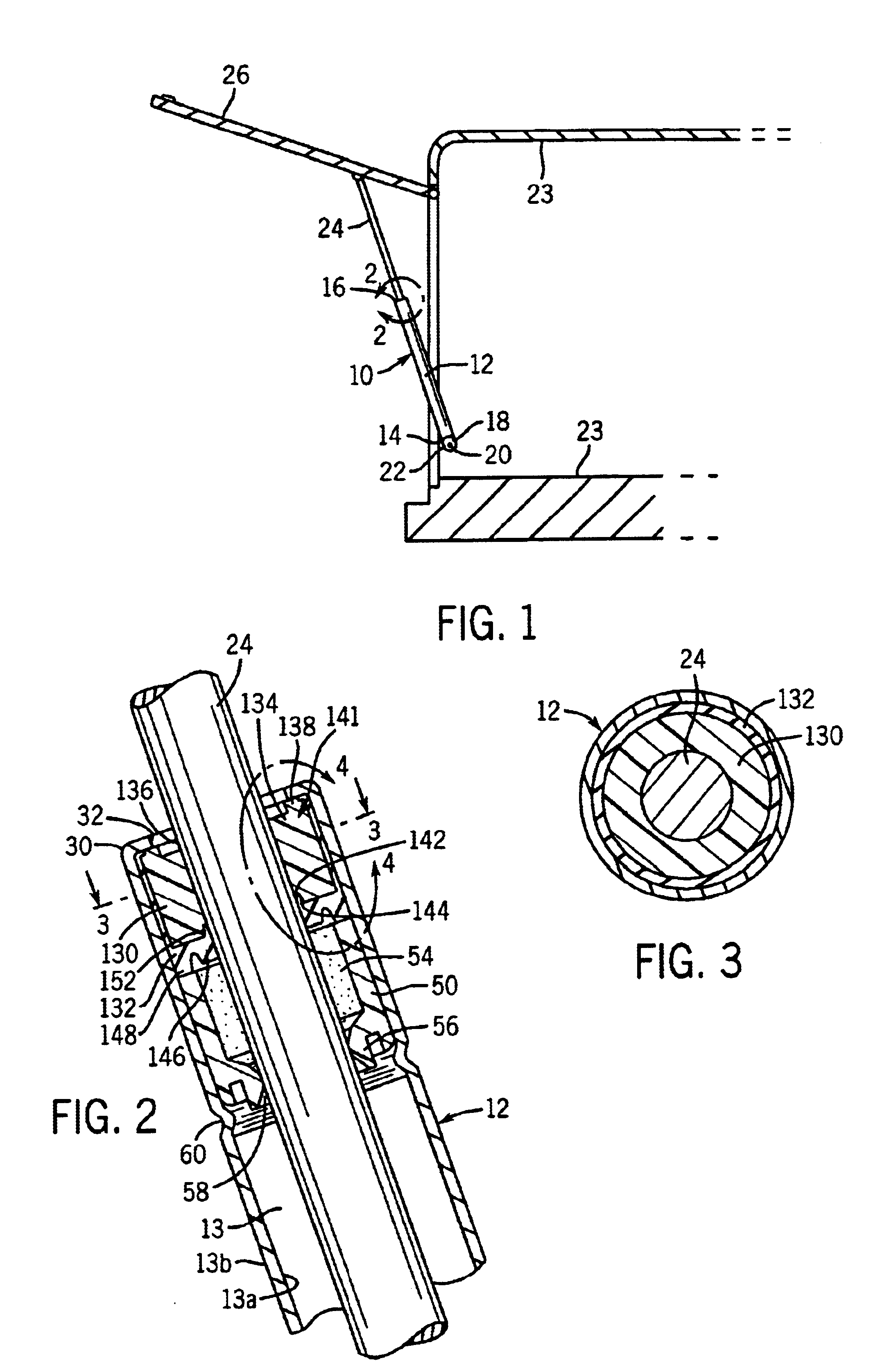 Unitized seal for a gas spring