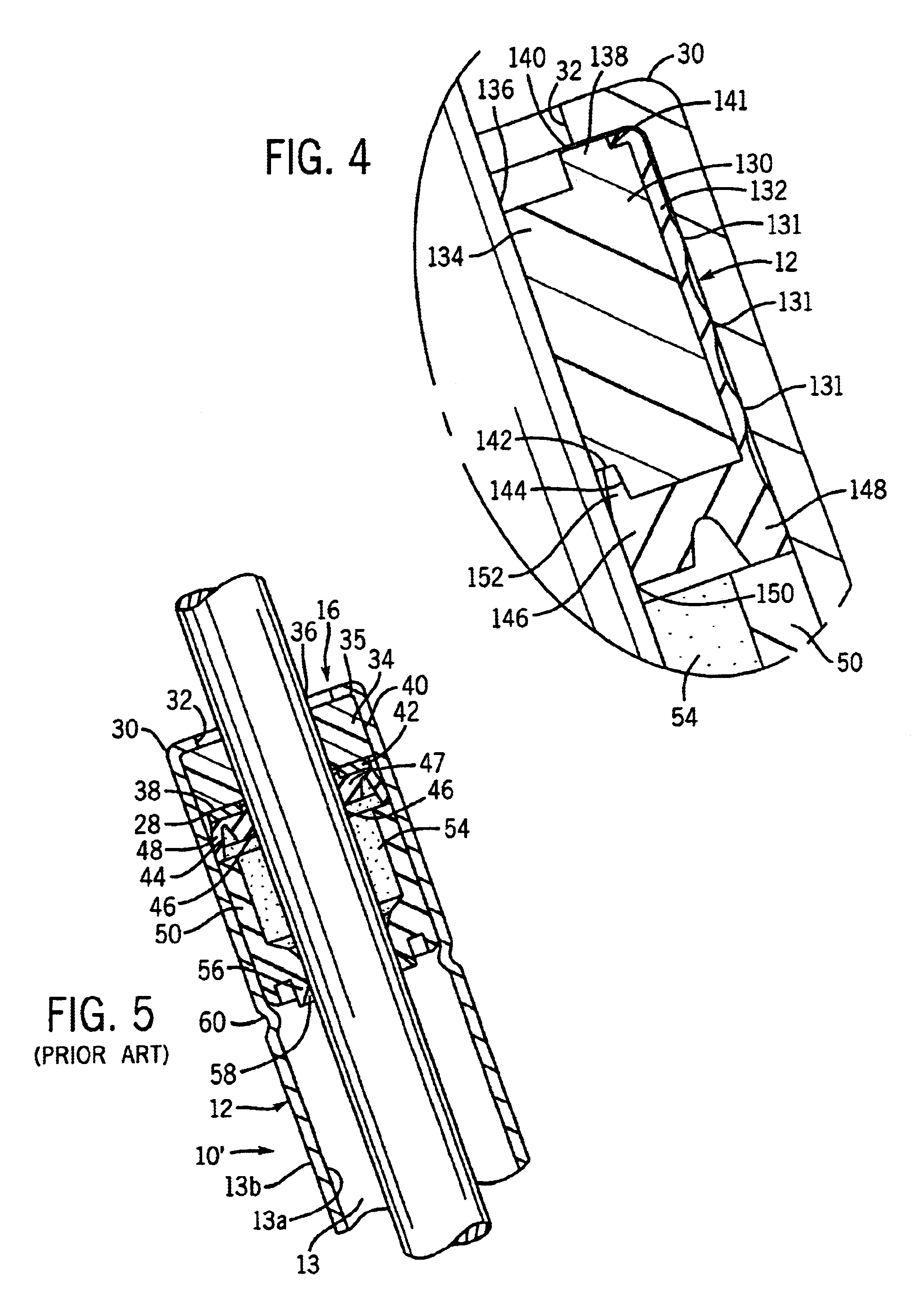 Unitized seal for a gas spring