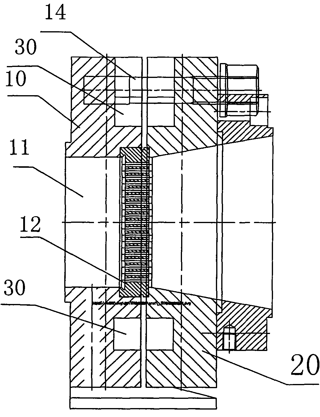 Quick-open type screen change structure with heater