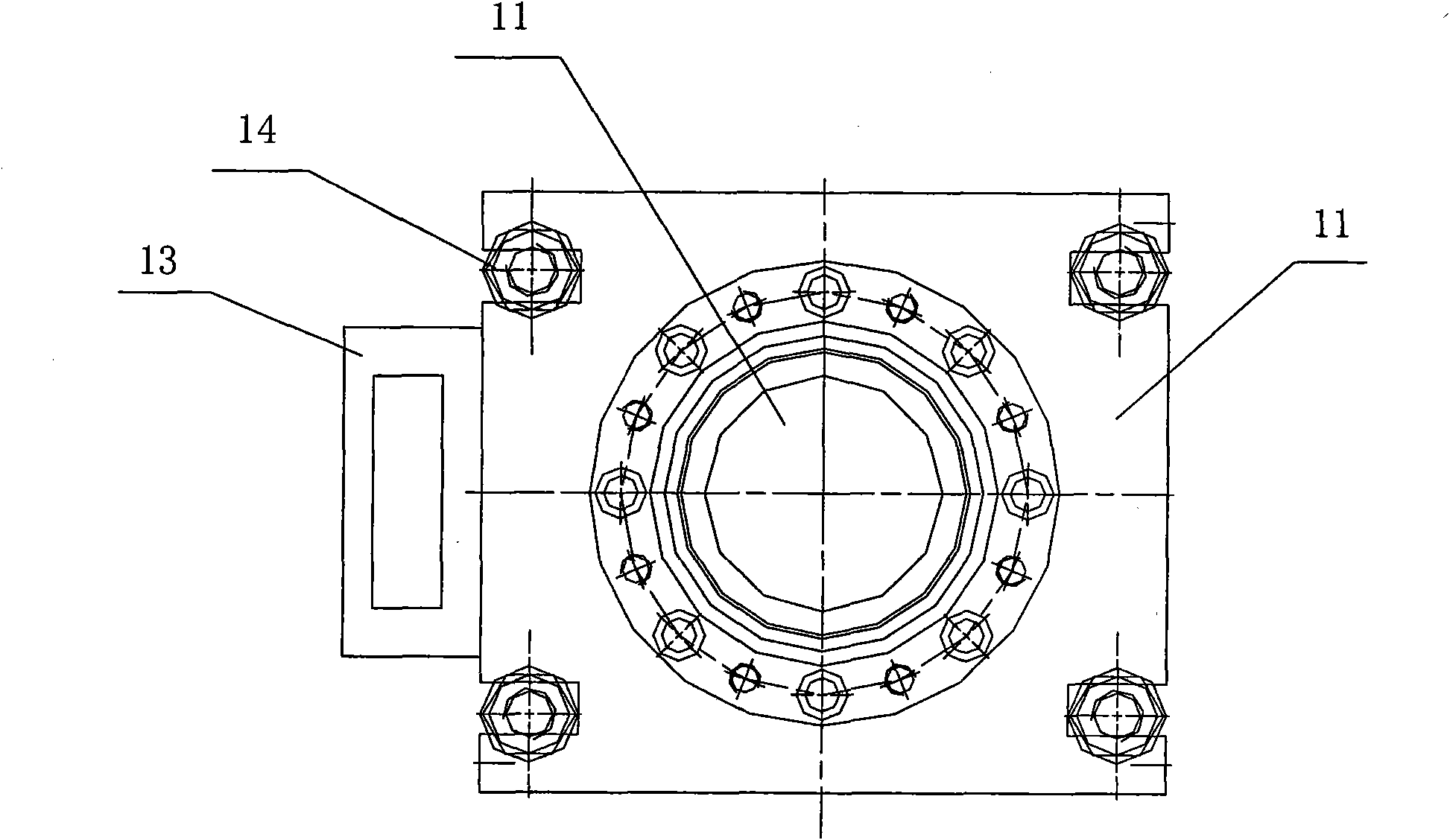 Quick-open type screen change structure with heater